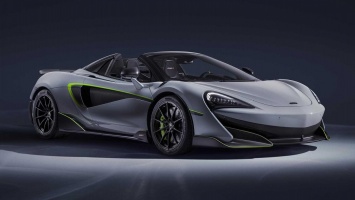 Суперкар McLaren 600LT Spider получил зеленый тюнинг
