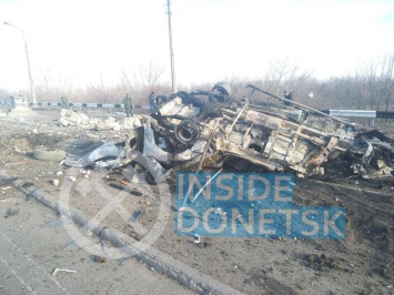 "Раскидало останки": на Донбассе подорвался автобус с мирными жителями