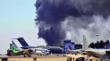 AERO INDIA-2019: пожар на международном авиасалоне