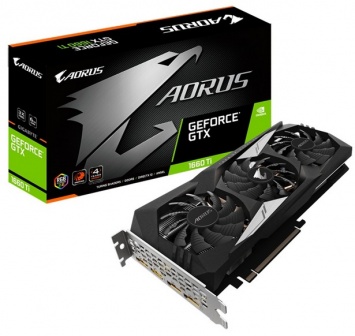 Gigabyte анонсировала пять версий видеокарты GeForce GTX 1660 Ti под брендом Aorus