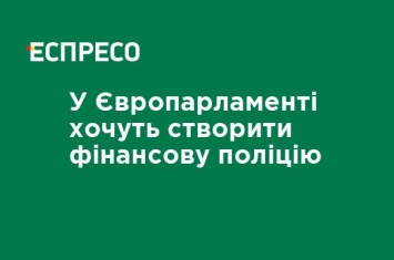 В Европарламенте хотят создать финансовую полицию