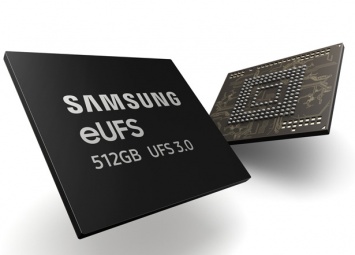 Samsung начала серийный выпуск микросхем памяти eUFS 3.0 для смартфонов