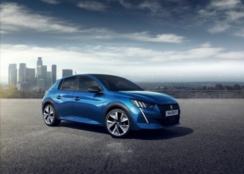 Электрокар Peugeot e-208 разгоняется до 100 км/час за 8,1 сек, запас хода - 340 км