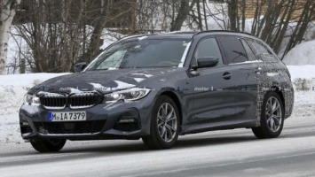 BMW 3-Series Touring замечен на тестах в Швеции перед Женевским дебютом