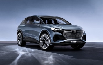 Компания Audi представила новый электрический кроссовер - Q4 e-tron