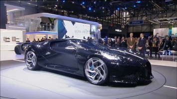 Живые фото самого дорогого авто в мире от Bugatti