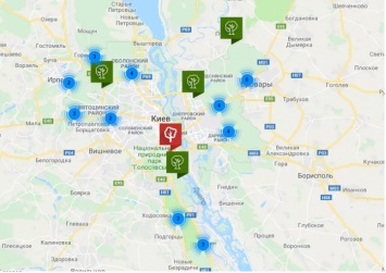 Появилась карта, где киевляне могут бесплатно жечь костры и делать шашлыки на праздники