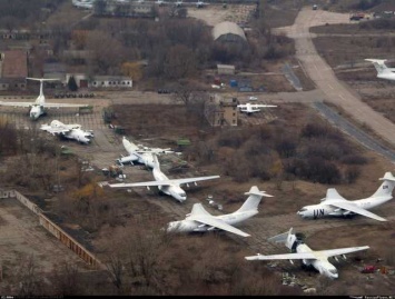 В Запорожье утилизируют самолеты Ил-76