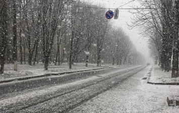 Часть Украины засыпало снегом