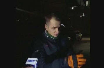 В Луцке вывесили 30-метровый баннер, обвиняющий Порошенко в расформировании 51-й ОМБР
