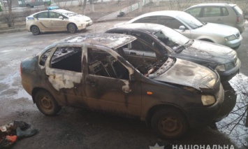 В Харькове за сутки сгорело как минимум 4 машины