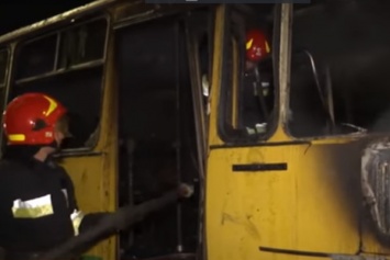 В Винницкой области произошел пожар в пассажирском автобусе