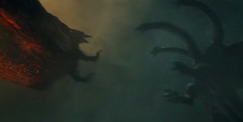 В трейлере новой части «Годзиллы» огромные монстры сцепились друг с другом