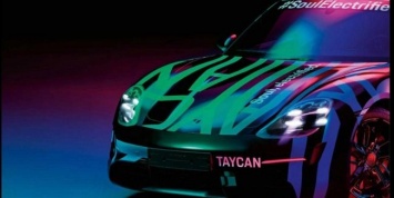 Новые фото электрокара Porsche Taycan