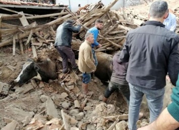 В Турции произошло землетрясение, дома превратились в груды камней (фото, видео)