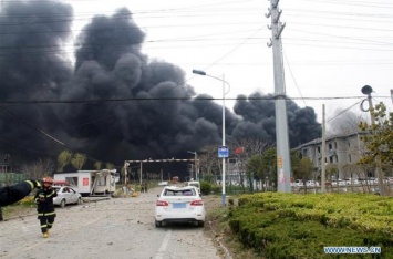 В Китае на заводе по производству пестицидов прогремел взрыв - есть погибшие и раненые