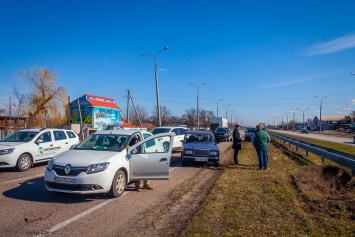 ДТП под Днепром: в аварию попали семь автомобилей