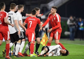 Германия - Сербия - 1:1: Гол от Луки
