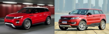 Суд запретил китайскую копию Range Rover Evoque