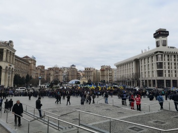 "Нацкорпус" снова проводит митинг на Майдане