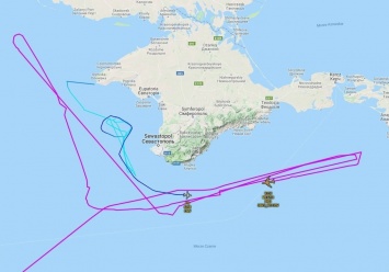 Над Крымом пронеслись самолеты США: что известно