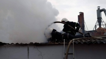 В Николаеве на Новозаводской тушили большой пожар