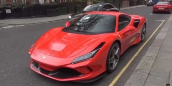 Ferrari F8 Tributo заметили на улицах Лондона