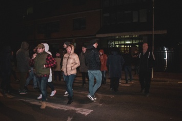 На Соломенке митингующие перекрыли дорогу