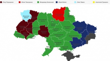 Николаевская область позеленела. Как голосовали