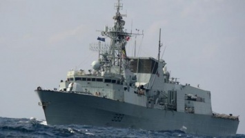 В Черном море прошли совместные тренировки фрегата НАТО и корабля ВМС Украины