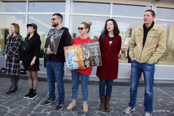 В Днепре митинговали перед цирком