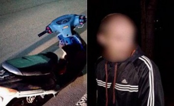 На Днепропетровщине задержали мужчину, который пьяным ехал на скутере (ФОТО)