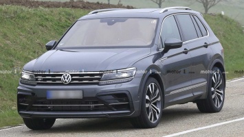Volkswagen тестирует "заряженный" кроссовер Tiguan R