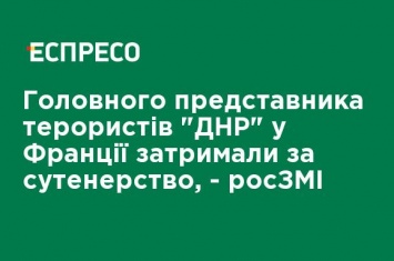 Главного представителя террористов "ДНР" во Франции задержали за сутенерство, - росСМИ