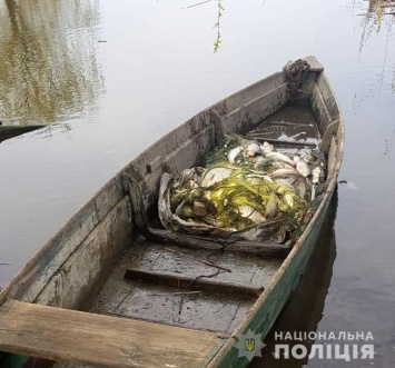 В природном парке браконьеры выловили более 150 килограммов рыбы