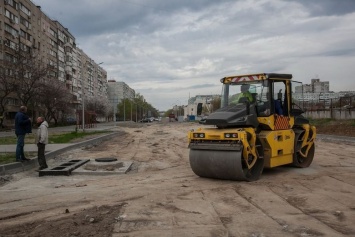 В Запорожье продолжается реконструкция улицы Школьной: что уже сделано, - ФОТОРЕПОРТАЖ
