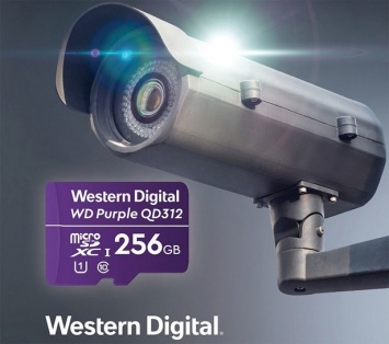 Карты памяти WD Purple SC QD312 Extreme Endurance рассчитаны на современные камеры наблюдения