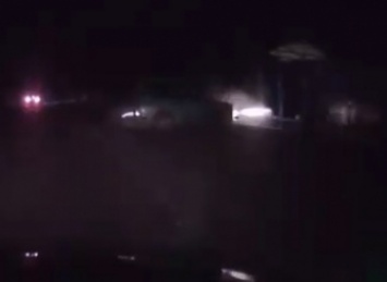 Ночное ДТП на Новом Мелитополе «прошло» мимо полиции (видео)