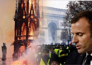 Месть Макрону?: Собор Парижской Богоматери мог пострадать от рук «желтых жилетов»
