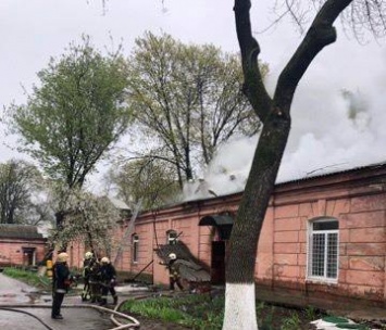 В Одессе горела психиатрическая больница
