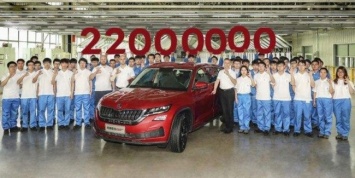 Юбилейный «Кодиак»: Skoda выпустила 22-миллионный автомобиль за 124-летнюю историю