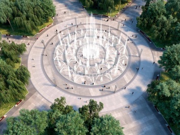 36 метров в диаметре: Кернес показал, как будет выглядеть сухой фонтан на площади Свободы