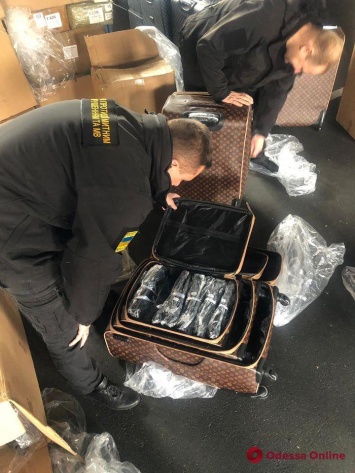 7 тысяч чемоданов с логотипами известных брендов: товар задержали в порту