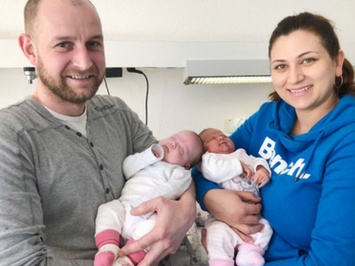 Жительница Кельна родила двух близнецов с разницей в 97 дней