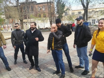 Нардепа Мустафу Найема в Одессе облили экскрементами