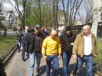 Охранники Мустафы Найема грубо препятствовали работе одесских журналистов (видео)