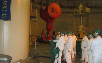 На Южно-Украинской АЭС провели испытания перегрузочного контейнера Нolteс