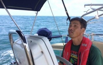 Незрячий японец пересек Тихий океан на яхте