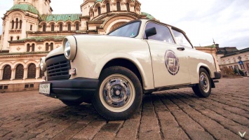 Старый Trabant стал современным внутри и снаружи