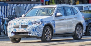 Электрический внедорожник BMW iX3 был замечен в Мюнхене на тестах